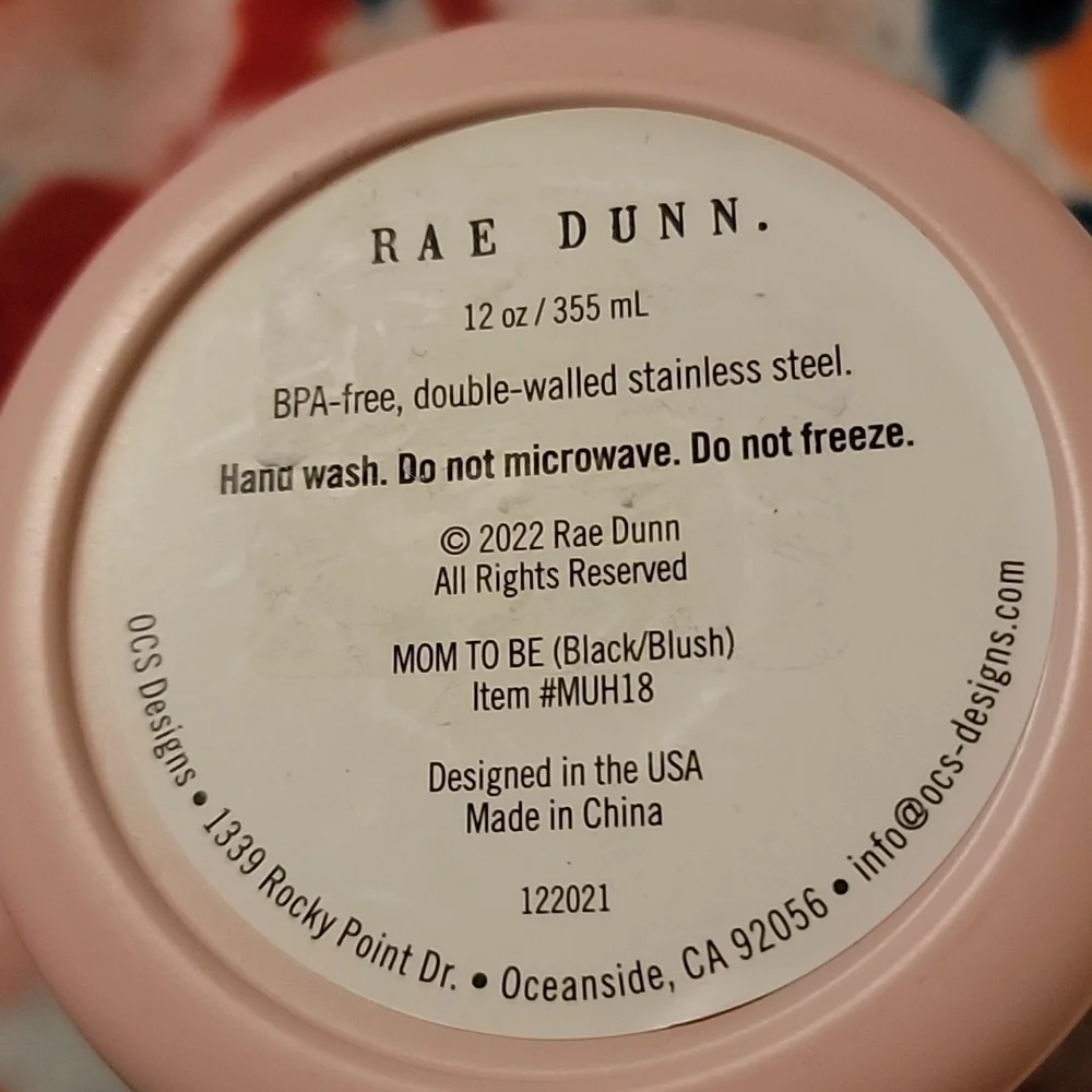 Rae Dunn Stainless Steel Coffee Mug